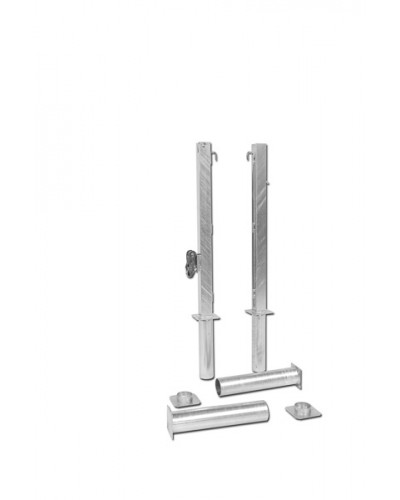 Тенісні стійки із фундаментами, оцинкована сталь, пара S04858