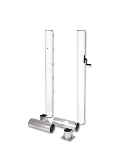 Тенісні стійки із фундаментами, алюміній, пара S04860