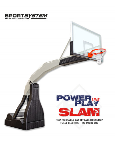 Переносна конструкція PowerPlay Slam, винос 325 см, повністю електричне регулювання, скляні щити S04105