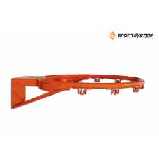 Стандартне баскетбольне кільце лаковане, стаціонарне, важка модель S04230