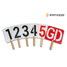 Дерев’яні таблички ручного індикатора фолів GD, FIBA 2024 S04273