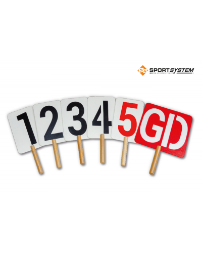 Дерев’яні таблички ручного індикатора фолів GD, FIBA 2024 S04273