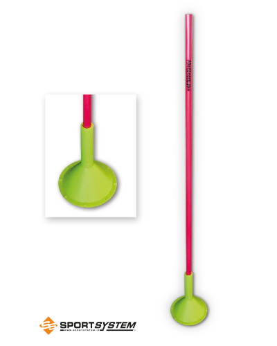 Слаломний стовпчик ПВХ 32 мм з підставкою, висота 175 см S04535