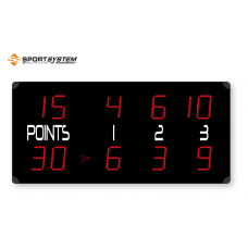 Електронне табло для тенісу 452RTX 150×70 см S04934
