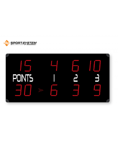 Електронне табло для тенісу 452RTX 150×70 см S04934