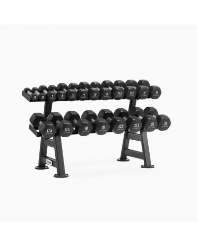 PERFORMANCE 2-TIER, 10-PAIR HEXAGON DUMBBELL RACK