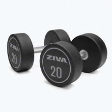 PERFORMANCE VIRGIN RUBBER DUMBBELLS