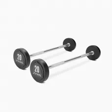 ZVO SOLID STEEL URETHANE BARBELL SETS