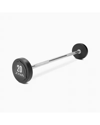 ZVO SOLID STEEL URETHANE BARBELLS