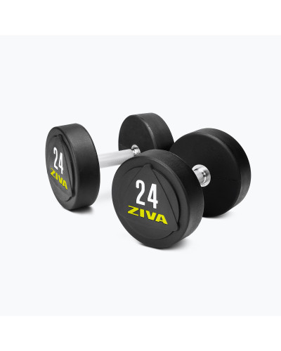 ZVO SOLID STEEL URETHANE DUMBBELL SETS