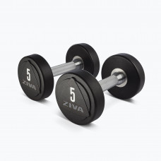 ZVO SOLID STEEL URETHANE STUDIO DUMBBELL 1-10KG SET