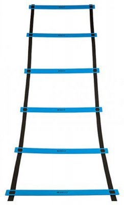 Координационная лестница для бега Seco (12 ступеней, 6 м) синяя