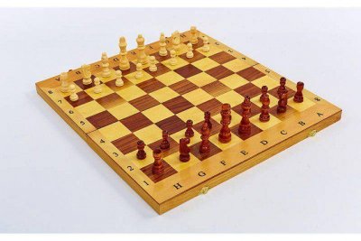 Шахматы, шашки, нарды 3 в 1 деревянные Zelart Sport