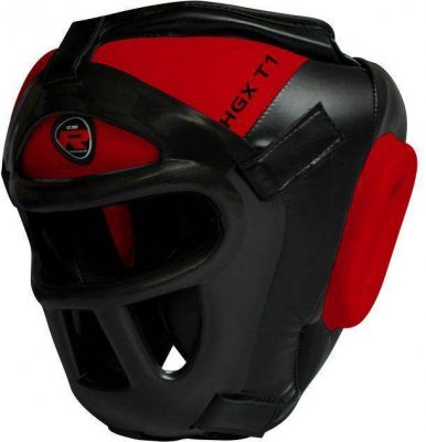 Боксерский шлем тренировочный RDX Guard Red