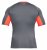 Компрессионная футболка Under Armour HeatGear Armour Ss серо-оранжевая