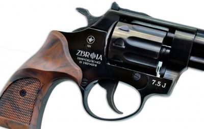 Револьвер флобера ZBROIA PROFI-3" (чёрный / Pocket)