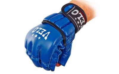 Перчатки для смешанных единоборств MMA VELO ULI-4021 (синие)