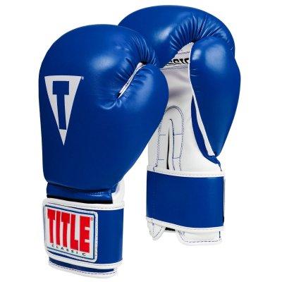 Боксерские перчатки Title Classic Pro Style Training 3.0  (синие)