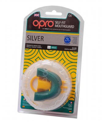 Капа боксерская Opro Junior Silver