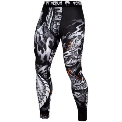 Компрессионные штаны Venum Dragon's Flight Spats - Black/White