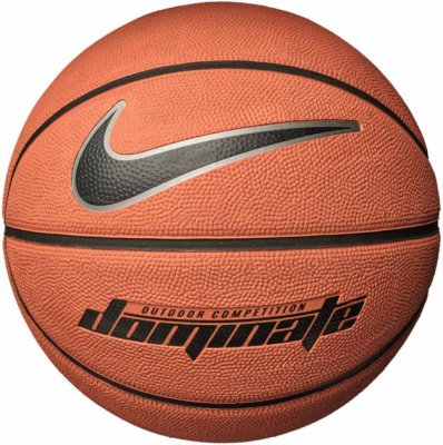 Мяч баскетбольный Nike Dominate 8P Amber black/metallic/platinum