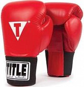 Боксерские перчатки Title Professional Training Gloves (красные)