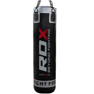 Мешок боксерский RDX "Leather Black" (120*30 см, вес 40-50 кг)