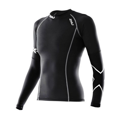 Компрессионная футболка женская 2XU Thermal c длинным рукавом WA2003a черная