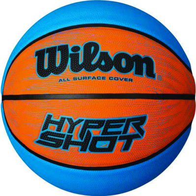 Мяч баскетбольный Wilson HYPER SHOT BBALL SZ7 SS17 оранжево-голубой