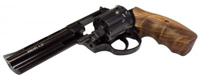 Револьвер флобера ZBROIA PROFI-4.5" (чёрный / дерево)
