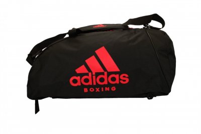 Сумка-рюкзак для бокса Adidas (2 в 1) ADIACC052B черно-красная