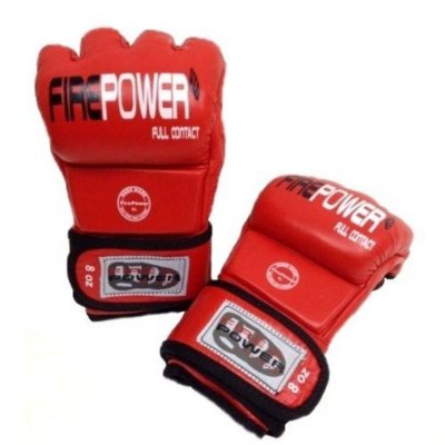 Перчатки для ММА FirePower FPMG3 Red