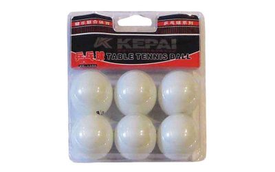 Мячи для настольного тенниса Kepai (бел - 6 шт.)