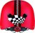 Шлем защитный детский Globber, гонки красный, с фонариком (48-53, XS/S)