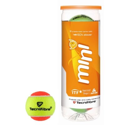 Мячи для б/теннисаTecnifibre Mini Tennis orange 3 ball