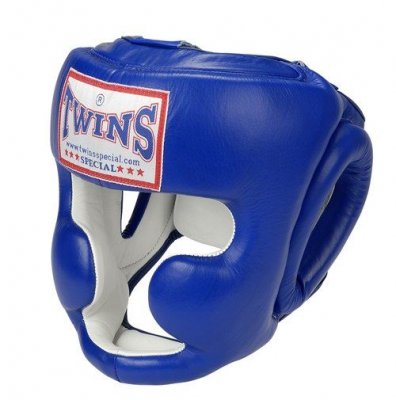 Боксерский шлем Twins HGL-6 синий