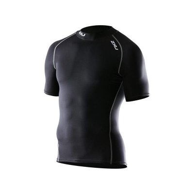 Компрессионная футболка мужская 2XU Elite c коротким рукавом MA1929a черно-стальная