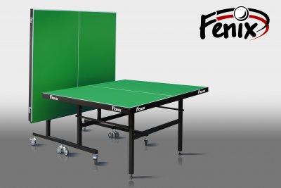 Теннисный стол профессиональный "Феникс" Master Sport M25 (для закрытых помещений) зеленый