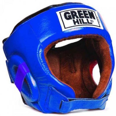 Шлем боксерский "BEST" Green Hill (синий)