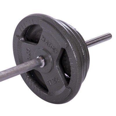Штанга стальная наборная Zelart Sport 57 кг( гриф 1,8м, 28 мм)