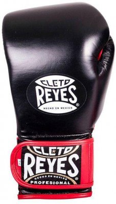 Тренировочные перчатки CLETO REYES Extra Padding Velcro (черные)