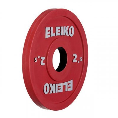 Олимпийский цветной диск для соревнований и тренировок Eleiko 2,5 кг