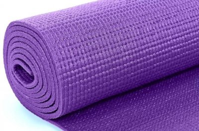 Коврик для фитнеса и йоги Yoga Mat PVC 4 мм. с чехлом