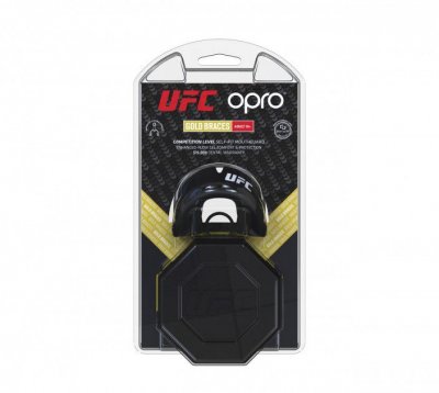 Капа Opro Gold Braces UFC Hologram 