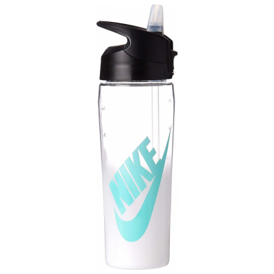 Бутылка для воды Nike TR Hypercharge Straw Bottle Graphic 709 мл White-Blue