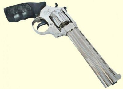 Револьвер флобера Alfa mod 461 6" (никель/пластик)
