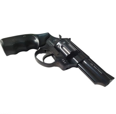 Револьвер флобера ZBROIA PROFI-3" (чёрный / пластик)