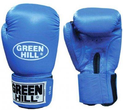 Боксерские перчатки "Punch 2" Green Hill (синие)