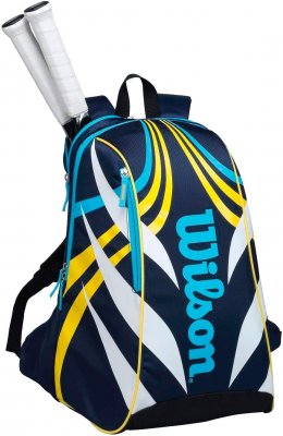 Рюкзак для б/тенниса Wilson Topspin backpack large blue 2014 year