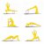 Колесо для йоги и фитнеса 4FIZJO Dharma XXL 4FJ0131 Yellow